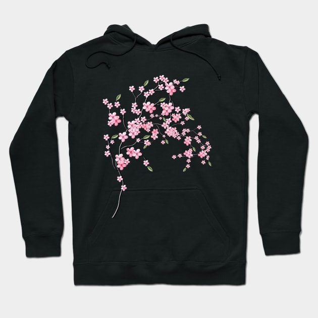 Cherry Blossom Hoodie by Saleire